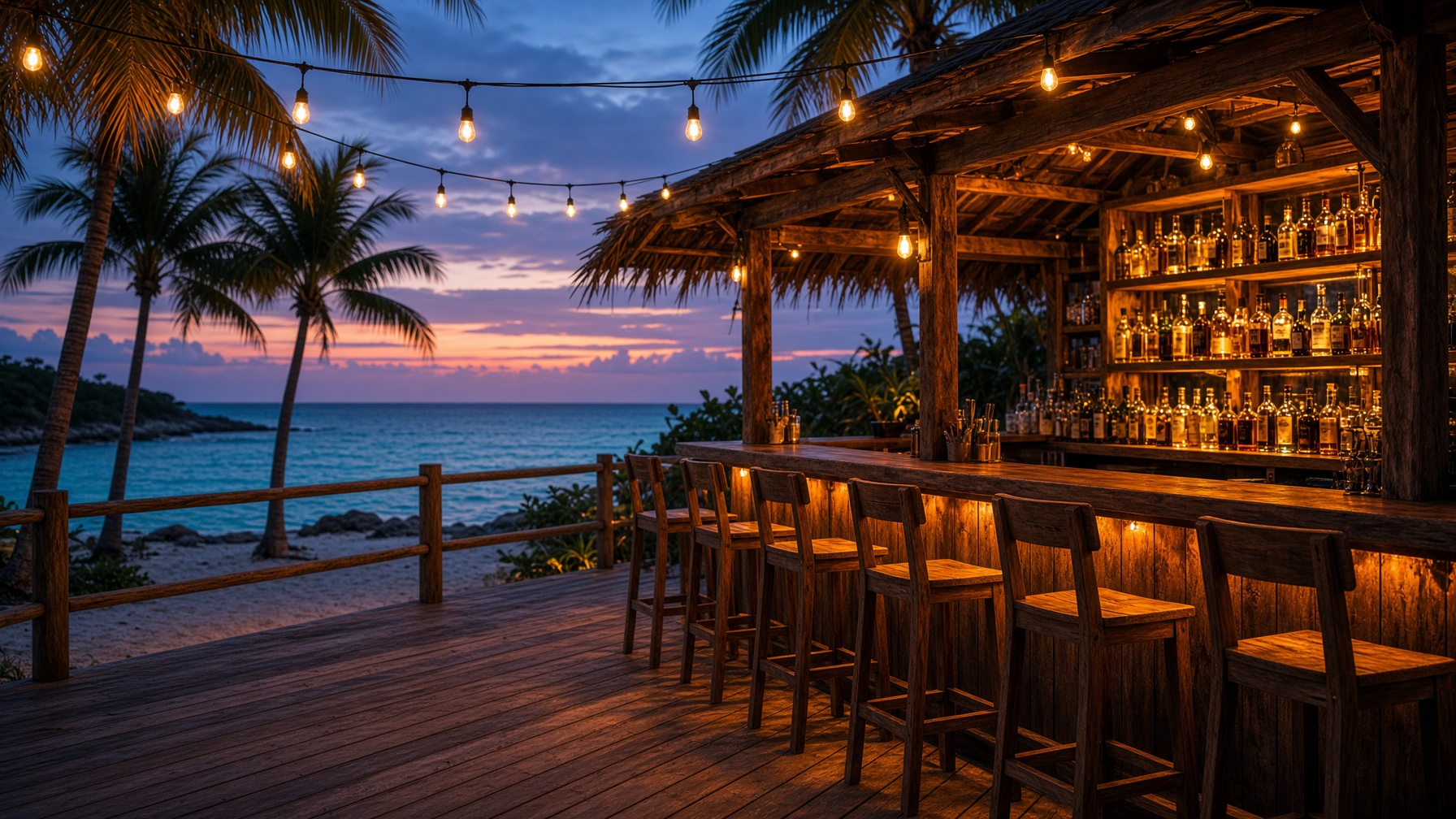 Beach-bar hopping